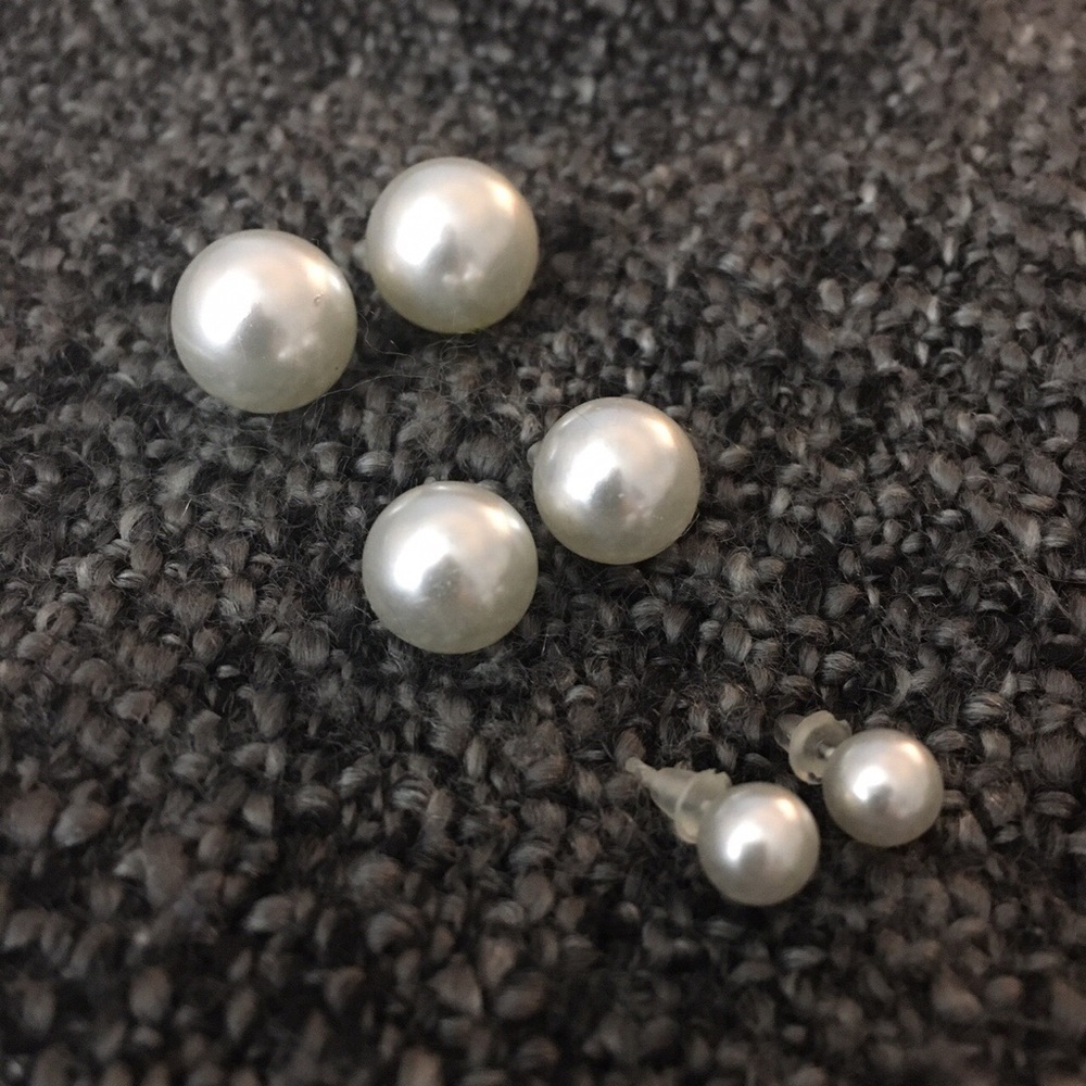 3 Set Peal Earrings
